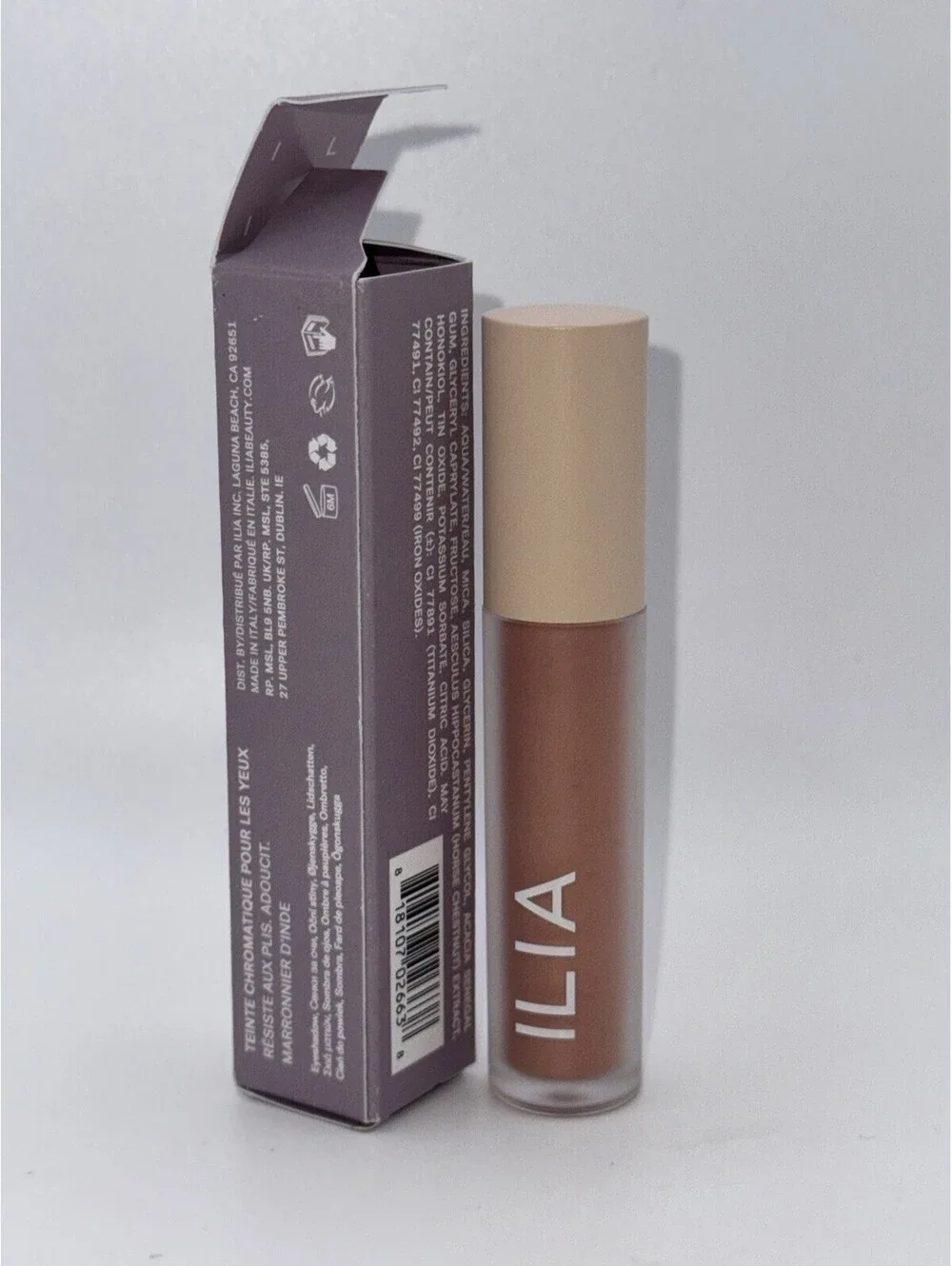 ILIA Liquid Powder Chromatic Eye Tint 0.12 3.5 ML Mythic Warm Rose Gold